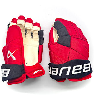 Bauer Vapor Hyperlite - Used NHL Pro Stock Glove - Dmitry Orlov (Red/Black)